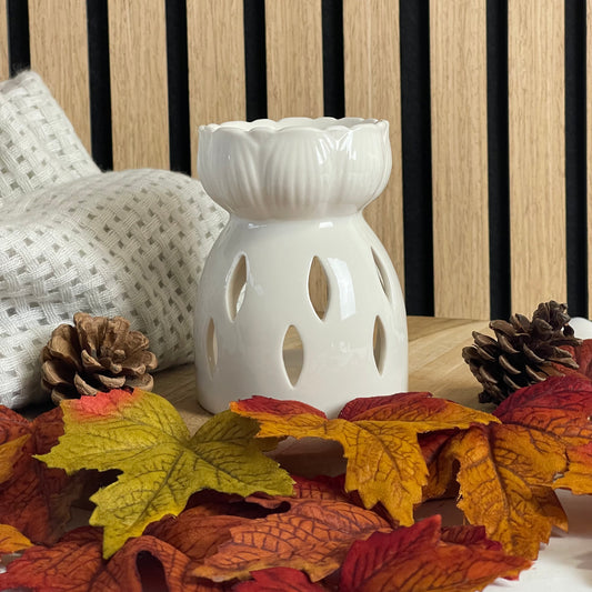 White Lotus Oil Burner